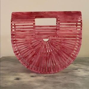 Cult Gaia Acrylic Arc Mini Bag